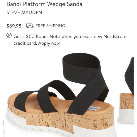 Steve Madden Platform Sandals - Picture 1 of 7